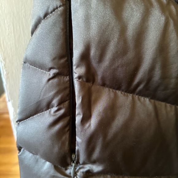 Lands' End Brown Quilted Long Puffer Jacket - Like New - Picture 8 of 16